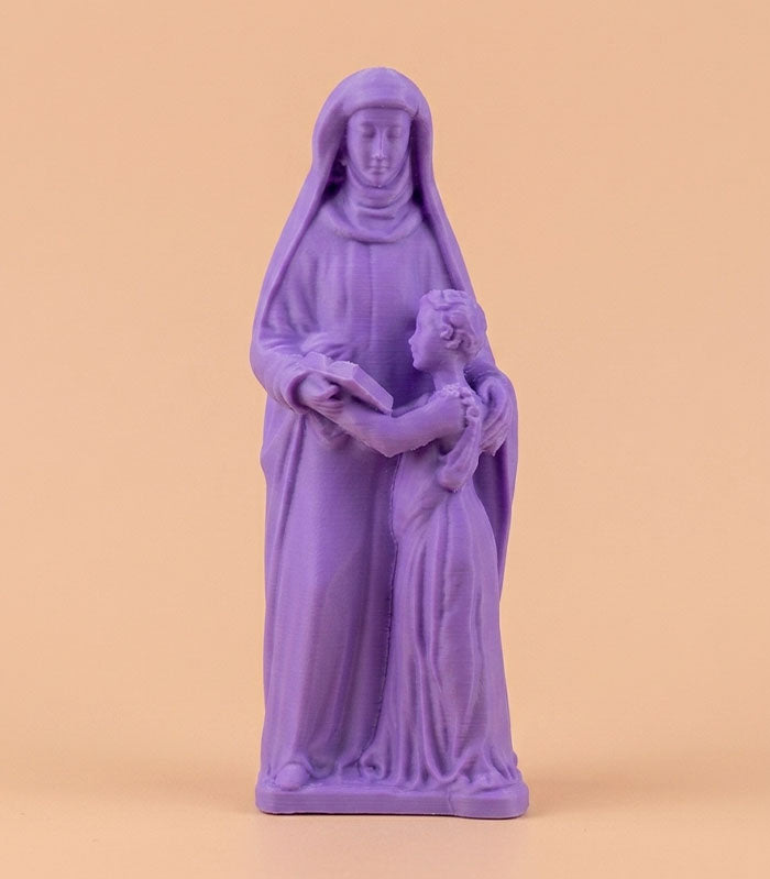 Sainte Anne apprenant à lire à la Vierge [bénite]