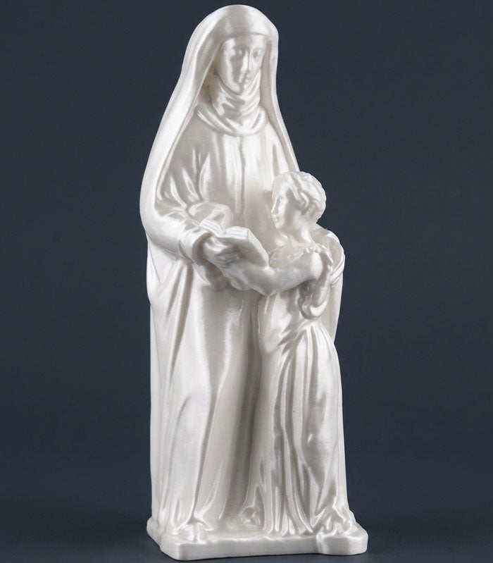 Sainte Anne apprenant à lire à la Vierge [bénite]