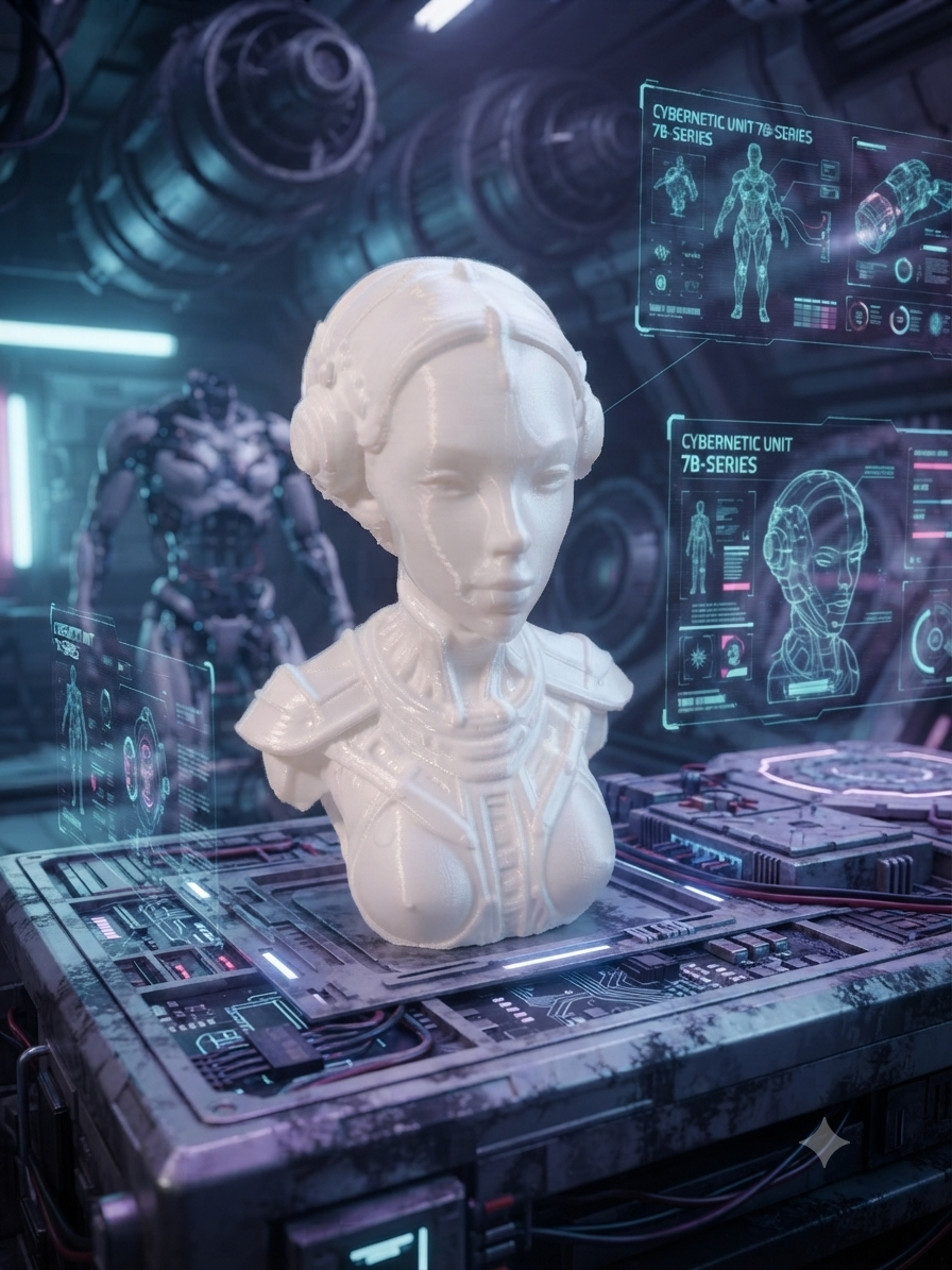 Buste Cyborg